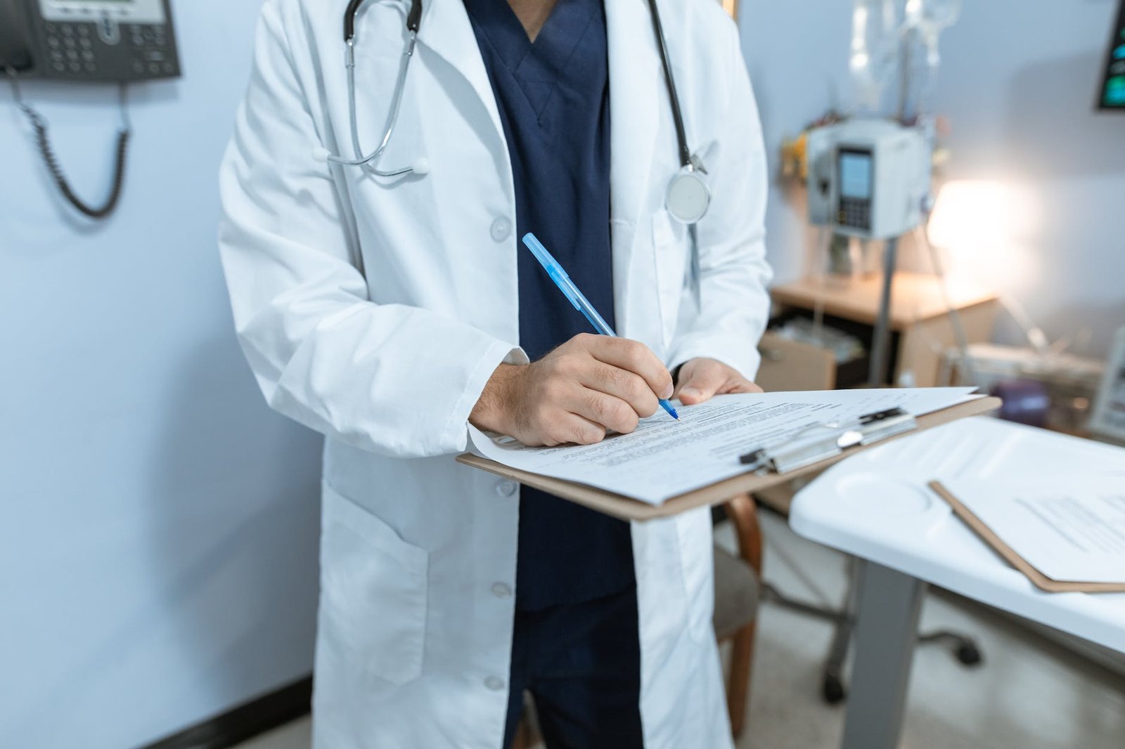 doctor writing on a medical chart
Autism diagnosis