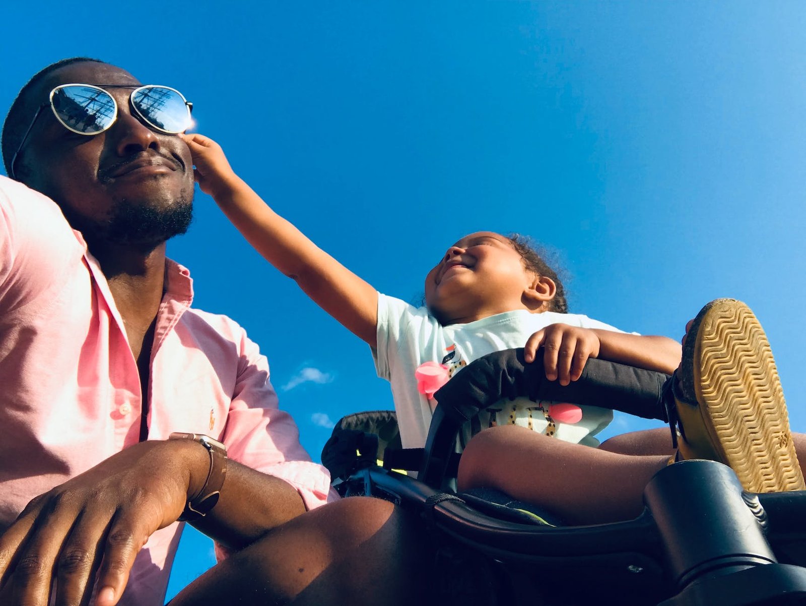 a child touching father s face - radical acceptance