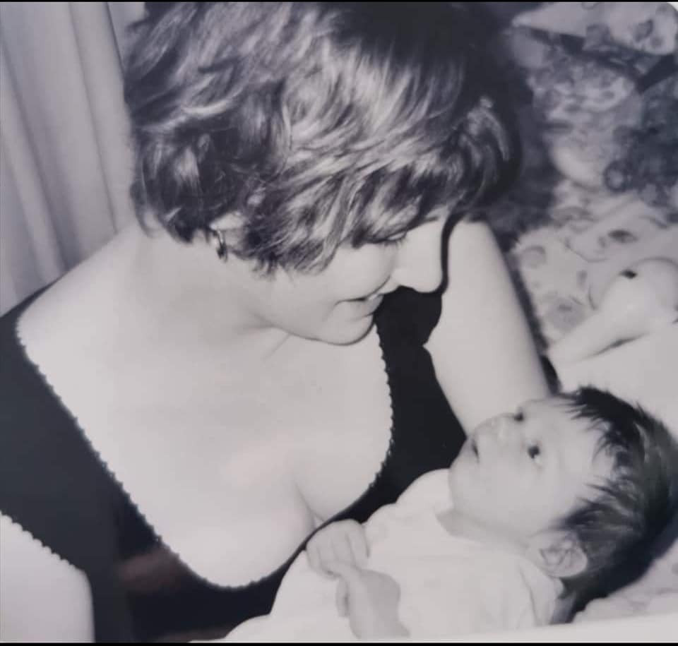 Pikler parenting principles - Tanya Valentin and her first born child as a baby